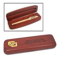 Classic Rosewood Single Pen Box